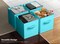 Sorbus Fabric Storage Cubes, Large 13 Inch Storage Bins, Foldable Cube Baskets with Handle, 1-Pc Solid Colors